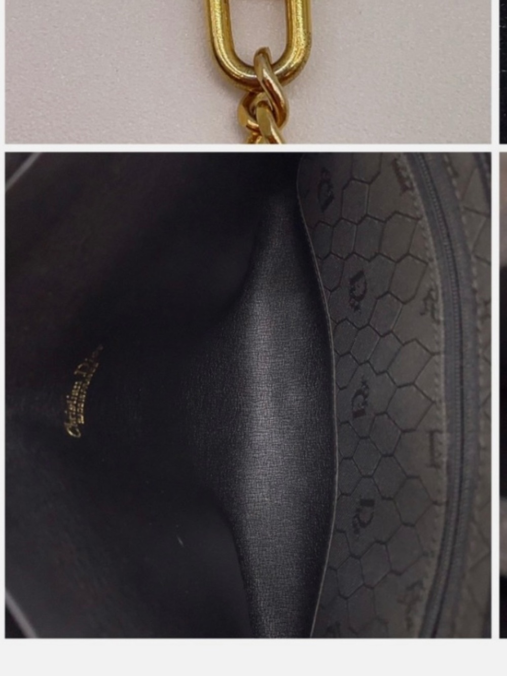 Authentic Christian Dior Vintage Trotter Monogram Chain Crossbody or Shoulder - Picture 8 of 12